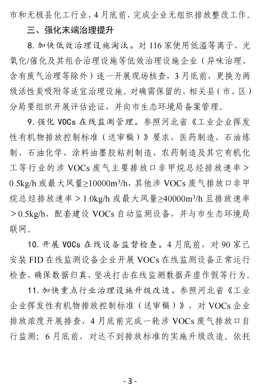 《石家莊市2025年揮發(fā)性有機(jī)物治理工作實施方案》(圖4)